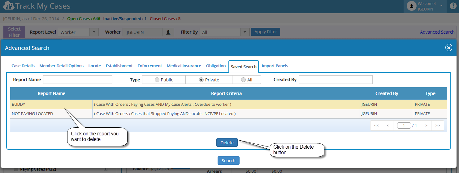 Advanced Search popup saved search DEL.png