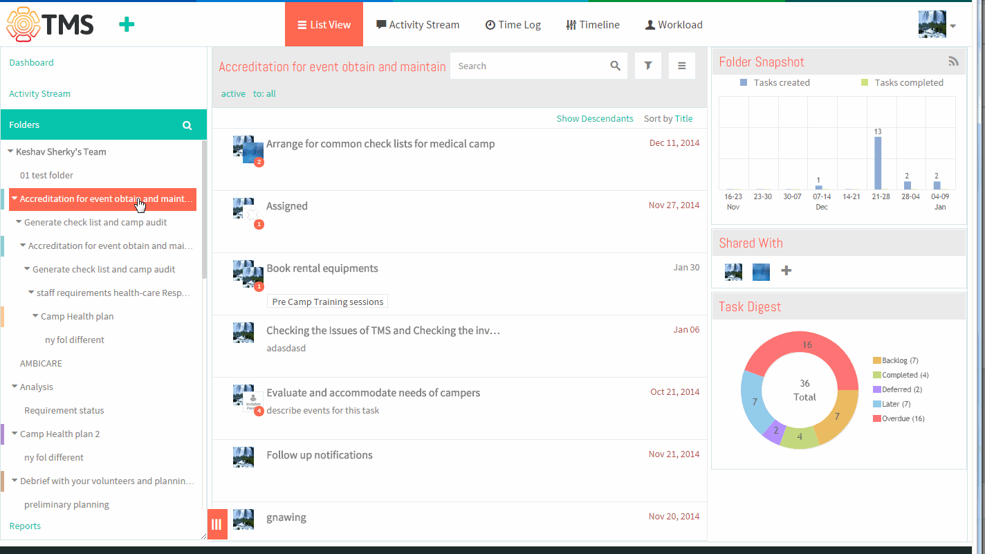 Filter by status - timeline.gif