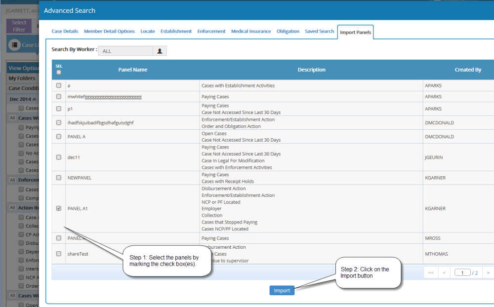 Select the Panel and click Import button.png